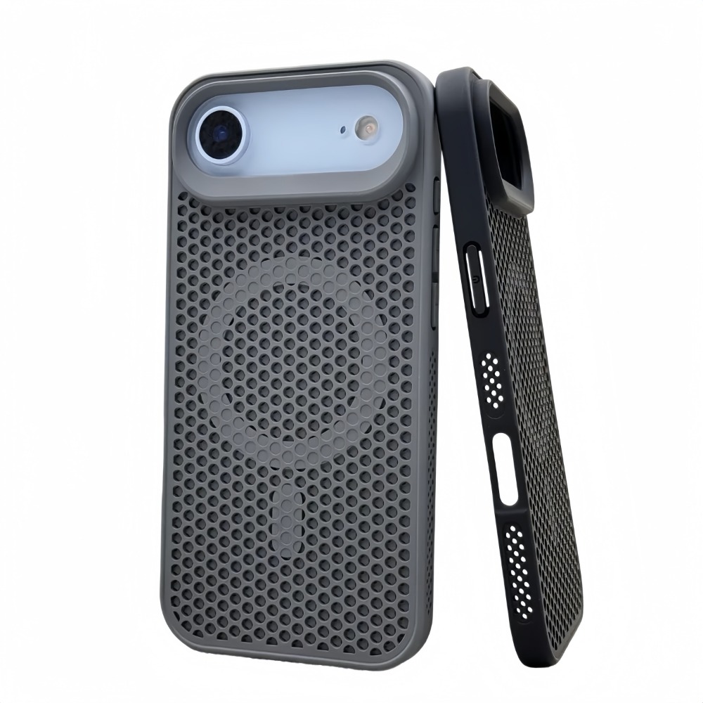 Apple Iphone 15 - 트렌디한 속이 빈 메쉬 쿨링 마그세이프